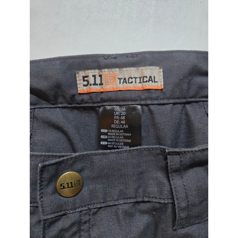 5.11 Tactical Men's Cargo Pants Gray Size 33 Regular Utility Work Pants - Picture 4 of 7